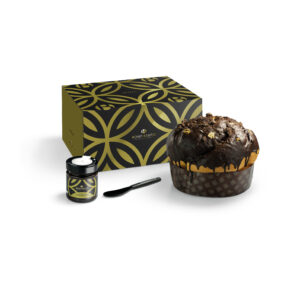 Panettone Σοκολάτας με βρώσιμα φύλλα χρυσού 18 καρατίων